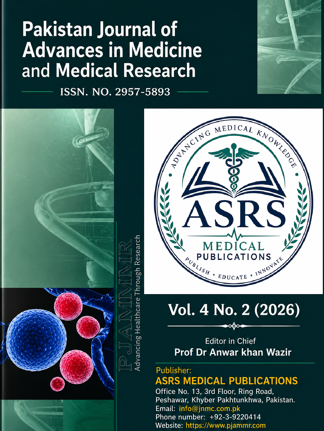 					View Vol. 4 No. 2 (2026): Pakistan Journal of Advances in Medicine and Medical Research
				