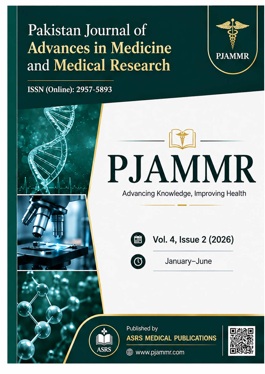 					View Vol. 4 No. 2 (2026): Pakistan Journal of Advances in Medicine and Medical Research
				